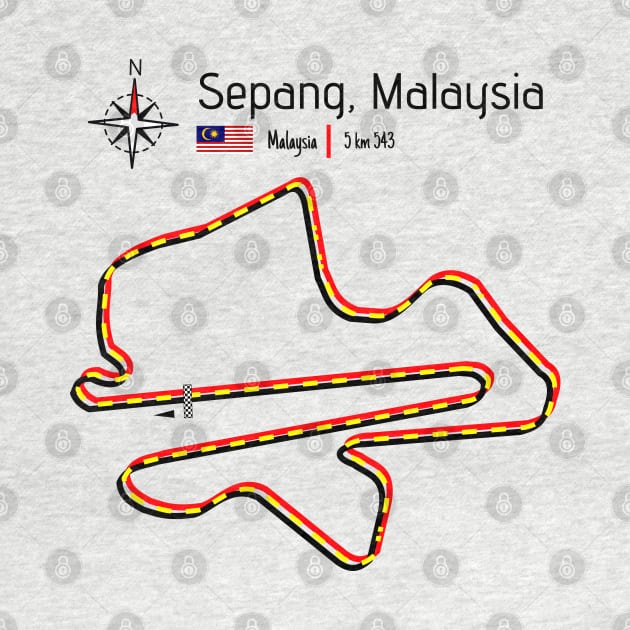 Grand Prix track - Sepang Malaysia by Aurealis